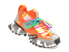 Pantofi sport GRYXX portocalii, 18159, din material textil imagine