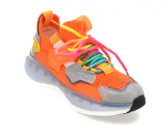 Pantofi sport GRYXX portocalii, 221035, din material textil imagine