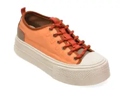 Pantofi sport GRYXX portocalii, R526D72, din material textil imagine
