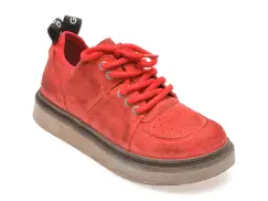 Pantofi sport GRYXX rosii, 10221, din piele intoarsa imagine