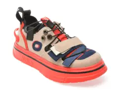 Pantofi sport GRYXX rosii, 90811, din piele naturala imagine