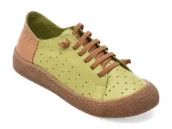 Pantofi sport GRYXX verzi, 13011, din piele naturala imagine