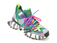 Pantofi sport GRYXX verzi, 18159, din material textil imagine