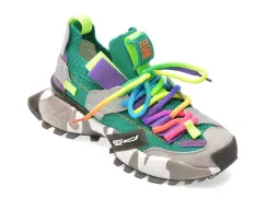 Pantofi sport GRYXX verzi, 18159, din material textil imagine