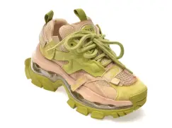 Pantofi sport GRYXX verzi, 666128, din material textil imagine