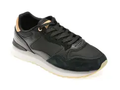 Pantofi sport HOFF negri, YORK, din material textil imagine
