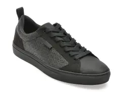 Pantofi sport HUGO negri, 2667, din material textil imagine