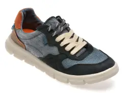 Pantofi sport JEEP albastri, M51004A, din material textil imagine