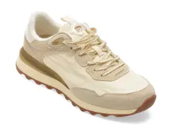 Pantofi sport JEEP albi, 61510, din material textil imagine