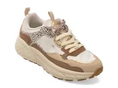 Pantofi sport JEEP bej, 61503, din material textil imagine
