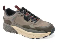 Pantofi sport JEEP gri, M52070A, din piele naturala imagine