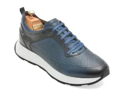 Pantofi sport LE COLONEL albastri, 73526, din piele naturala imagine