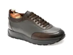 Pantofi sport LE COLONEL gri, 64375, din piele naturala imagine