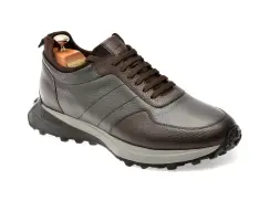 Pantofi sport LE COLONEL gri, 66739, din piele naturala imagine