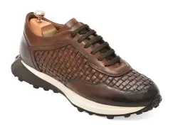 Pantofi sport LE COLONEL maro, 66748, din piele naturala imagine