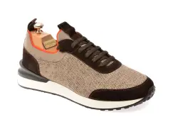 Pantofi sport LE COLONEL maro, 71334, din material textil imagine