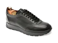 Pantofi sport LE COLONEL negri, 64375, din piele naturala imagine