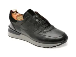 Pantofi sport LE COLONEL negri, 66452, din piele naturala imagine