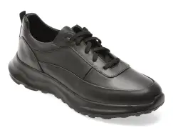 Pantofi sport MARCO BUFFON negri, BFF90, din piele naturala imagine