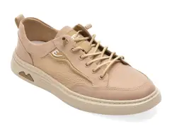 Pantofi sport OTTER bej, T9329, din material textil imagine