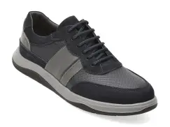 Pantofi sport OTTER bleumarin, 60742, din piele naturala imagine