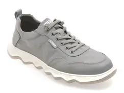 Pantofi sport OTTER gri, 5208, din material textil imagine