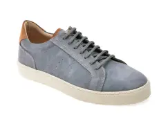 Pantofi sport OTTER gri, A5006, din piele intoarsa imagine