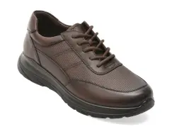 Pantofi sport OTTER maro, HT3, din piele naturala imagine