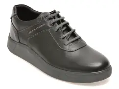 Pantofi sport OTTER negri, 2055273, din piele naturala imagine