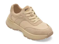 Pantofi sport PASS COLLECTION bej, M960012, din material textil imagine