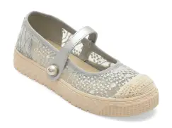 Pantofi sport PASS COLLECTION gri, HT60006, din material textil imagine