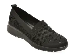 Pantofi sport PASS COLLECTION negri, J860024, din material textil imagine