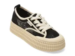 Pantofi sport PASS COLLECTION negri, XA60005, din material textil imagine