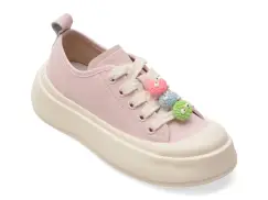 Pantofi sport PASS COLLECTION roz, MQ60013, din piele naturala imagine