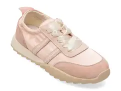 Pantofi sport PASS COLLECTION roz, SH60009, din material textil si piele naturala imagine