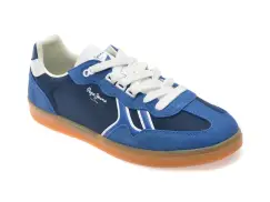 Pantofi sport PEPE JEANS albastri, BALL FUN, din material textil imagine