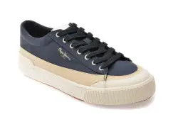 Pantofi sport PEPE JEANS bleumarin, BEN WASH, din material textil imagine