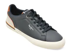 Pantofi sport PEPE JEANS bleumarin, MS30011, din piele ecologica imagine