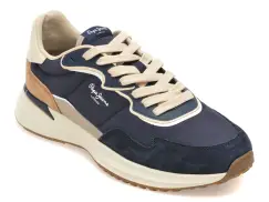 Pantofi sport PEPE JEANS bleumarin, MS60022, din material textil imagine