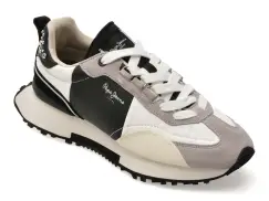 Pantofi sport PEPE JEANS gri, LS60004, din material textil imagine