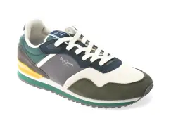 Pantofi sport PEPE JEANS kaki, MS40035, din material textil imagine