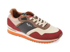 Pantofi sport PEPE JEANS multicolor, LONDON LINK, din material textil imagine