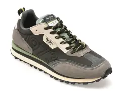 Pantofi sport PEPE JEANS negri, MS60003, din material textil imagine