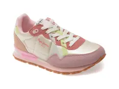Pantofi sport PEPE JEANS roz, GS40014, din material textil imagine