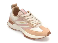 Pantofi sport PEPE JEANS roz, LS60032, din piele naturala imagine