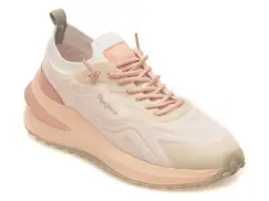 Pantofi sport PEPE JEANS roz, LS60052, din material textil imagine