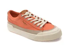 Pantofi sport PEPE JEANS roz, MS31075, din material textil imagine