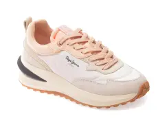 Pantofi sport PEPE JEANS roz, WINSLOW COLORS, din material textil imagine