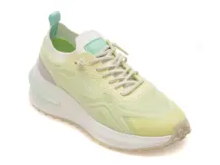 Pantofi sport PEPE JEANS verzi, LS60052, din material textil imagine