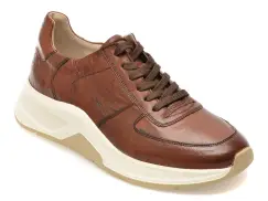 Pantofi sport RELAX maro, 2606, din piele naturala imagine